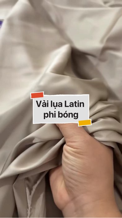 ￼Vải lụa Latin phi bóng #VideohangThoiTrang#shopeestyle#ShopeeVideo#ShopeeCreator#LuotVuiMuaLien#KOLUyTin #diumi794