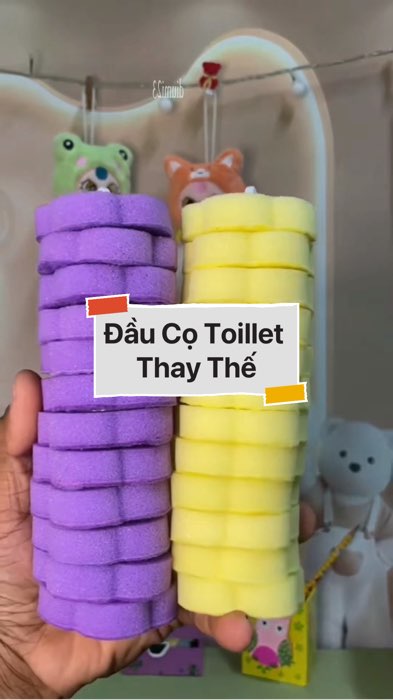 Đầu Cọ Thay Thế Cọ Vệ Sinh Toillet #VideohangDoiSong#ShopeeVideo#ShopeeCreator #LuotVuiMuaLien#KOLUyTin#Videomuasam #SandealcungKOL #diumi812