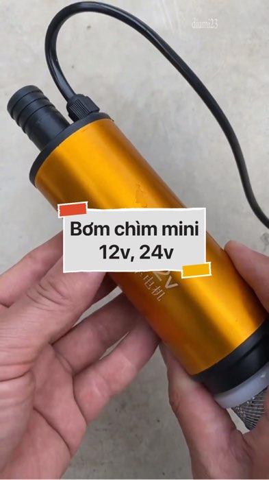 ￼Bơm chìm mini 12v, 24v #VideohangDienTu#shopeestyle#ShopeeVideo#ShopeeCreator #LuotVuiMuaLien#KOLUyTin#Videomuasam #SandealcungKOL #diumi84