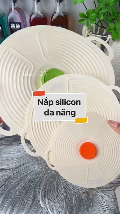 Nắp silicon đa năng #VideoHangGiaDung#shopeestyle#ShopeeVideo#ShopeeCreator #LuotVuiMuaLien #diumi123