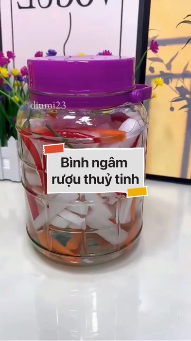 Bình ngâm rượu thuỷ tinh có nắp #VideoHangGiaDung#shopeestyle#ShopeeVideo#ShopeeCreator #LuotVuiMuaLien #diumi237