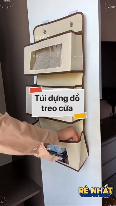 ￼Túi đựng đồ treo cửa  #VideoHangGiaDung#shopeestyle#ShopeeVideo#ShopeeCreator #LuotVuiMuaLien #diumi339