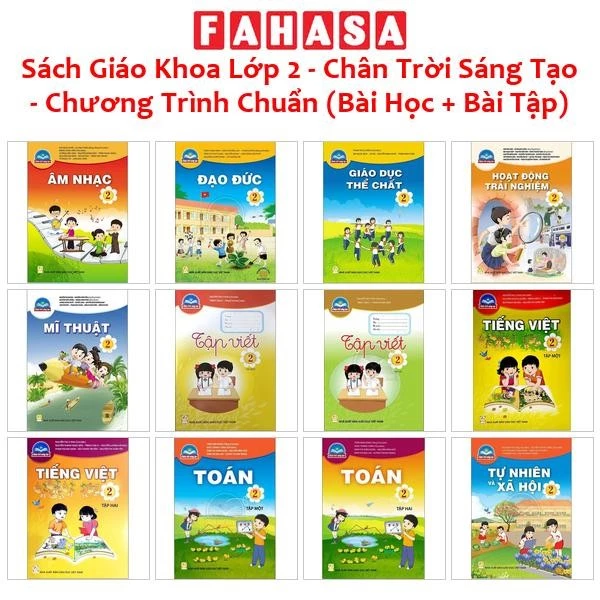 Sách Giáo Khoa Lớp 2 - Chân Trời Sáng Tạo - Chương Trình Chuẩn (Bài Học + Bài Tập)