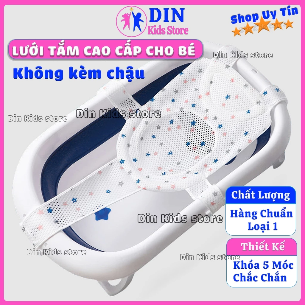 Lưới Tắm Cho Bé Sơ Sinh Cao Cấp Gấp Gọn Điều Chỉnh Kích Thước Phù Hợp Với Bồn Tắm Của Bé đang được đối chiếu cho người mua tại Việt Nam