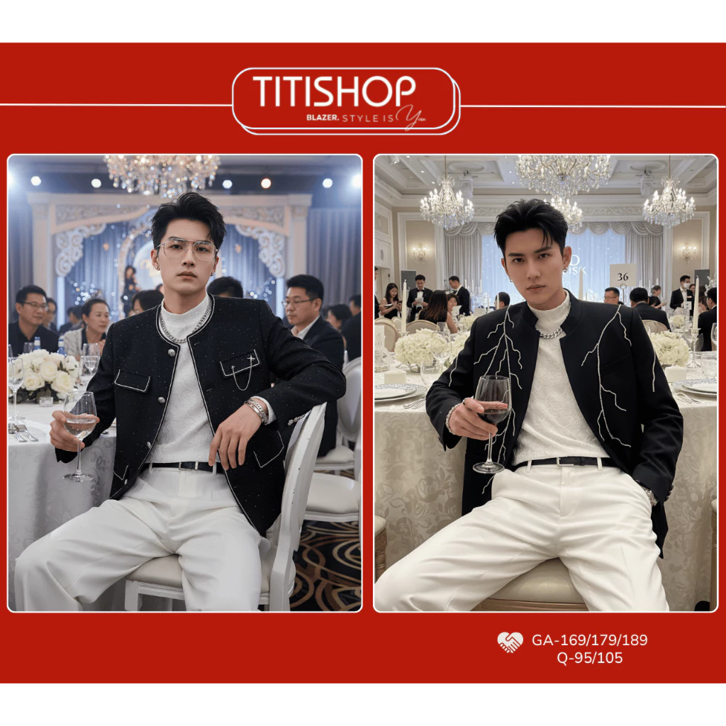 ( Đặt Nhanh )Áo dạ tweed Nam , Áo dạ nam , Áo dạ tweed nam đi tiệc , Áo dạ nam đi sự kiện ,Áo tweed nam BD1983 041