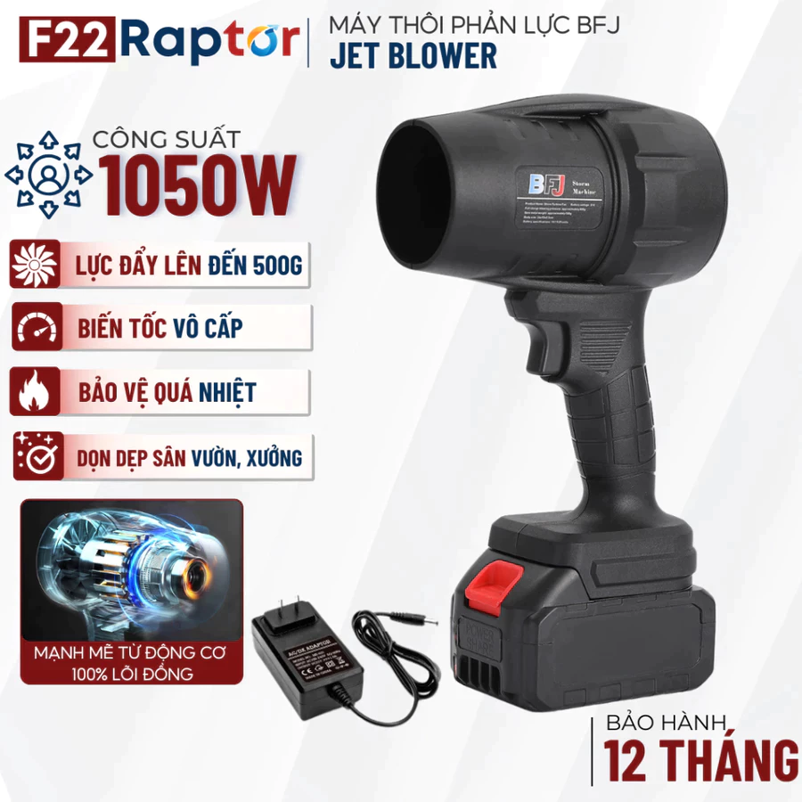 Ảnh sản phẩm do Shopee hiển thị, kiểm tra ngày 8/8/26 Máy Thổi Bụi Cầm Tay 1050W 28000rpm Dùng Pin 10/15/20 Cell, Thổi Lá Sân Vườn, Bảo Hành 1 Năm đang được đối chiếu cho người mua tại Việt Nam