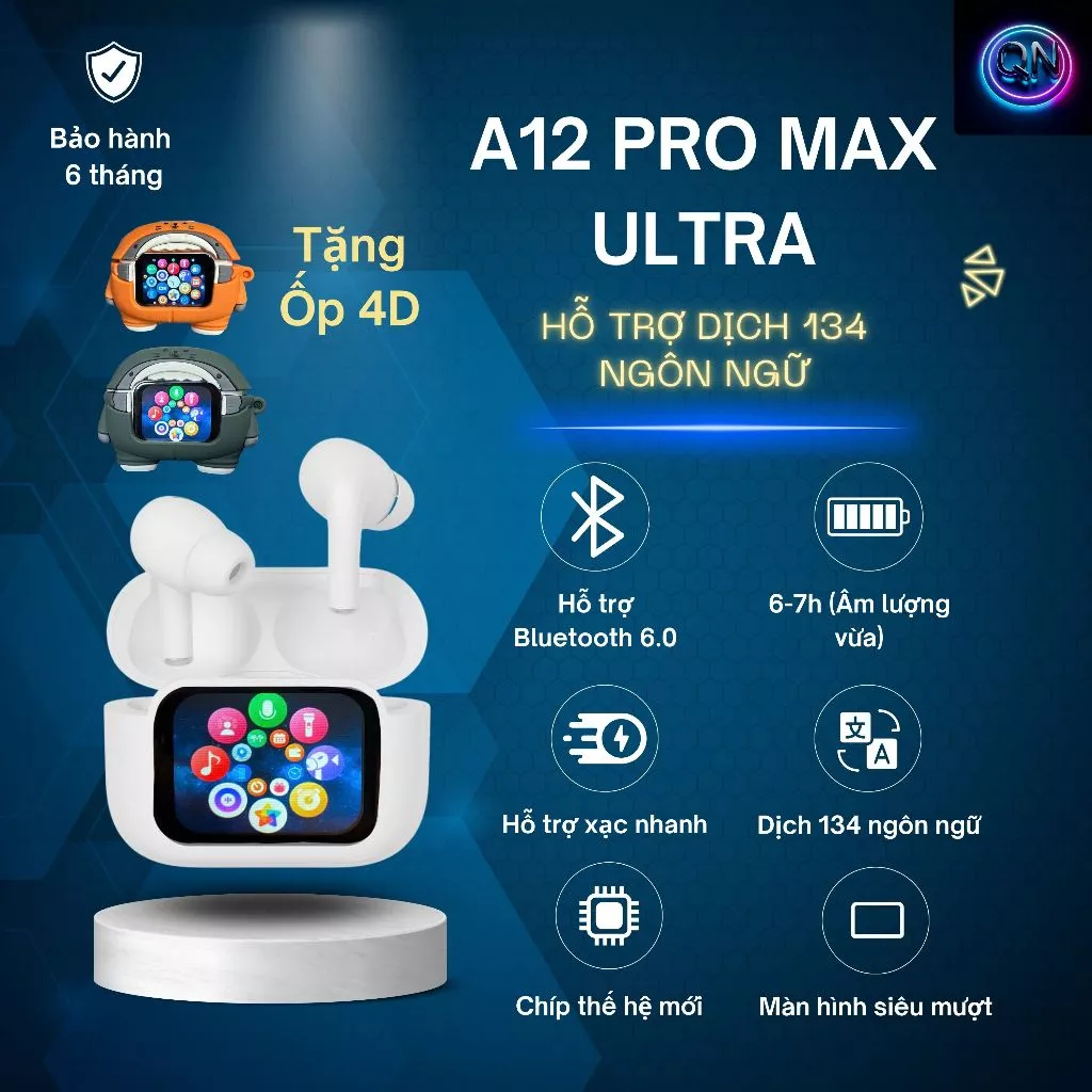 Review Tai Nghe A12 Pro Max Ultra