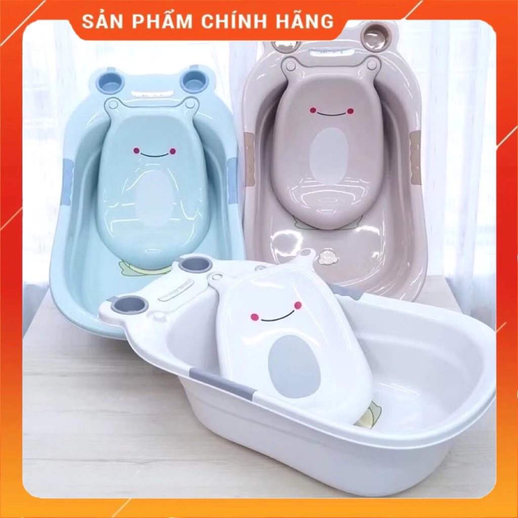 Chậu tắm ếch cho bé Hokori nhựa PP an toàn cho trẻ đang được đối chiếu cho người mua tại Việt Nam